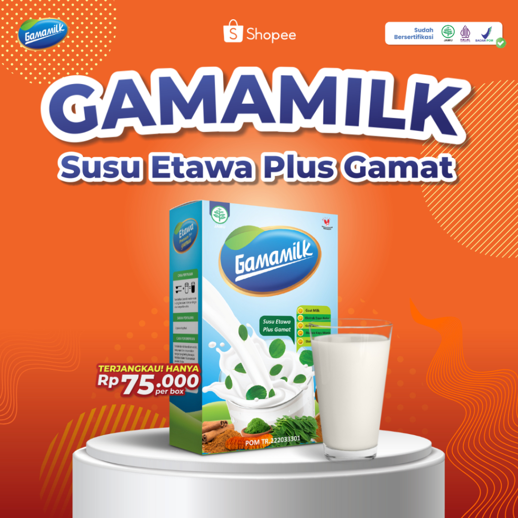 

GAMAMILK Original Susu Etawa Plus Ekstrak Gamat - Garansi Produk Asli