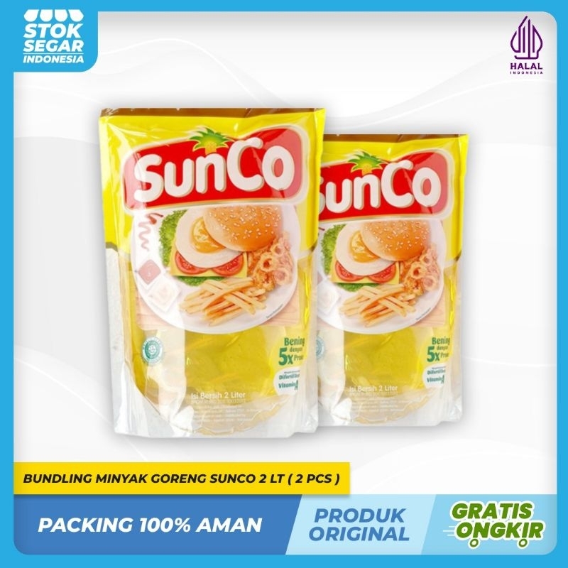 

Bundling Minyak Goreng Sunco 2L (2pcs)