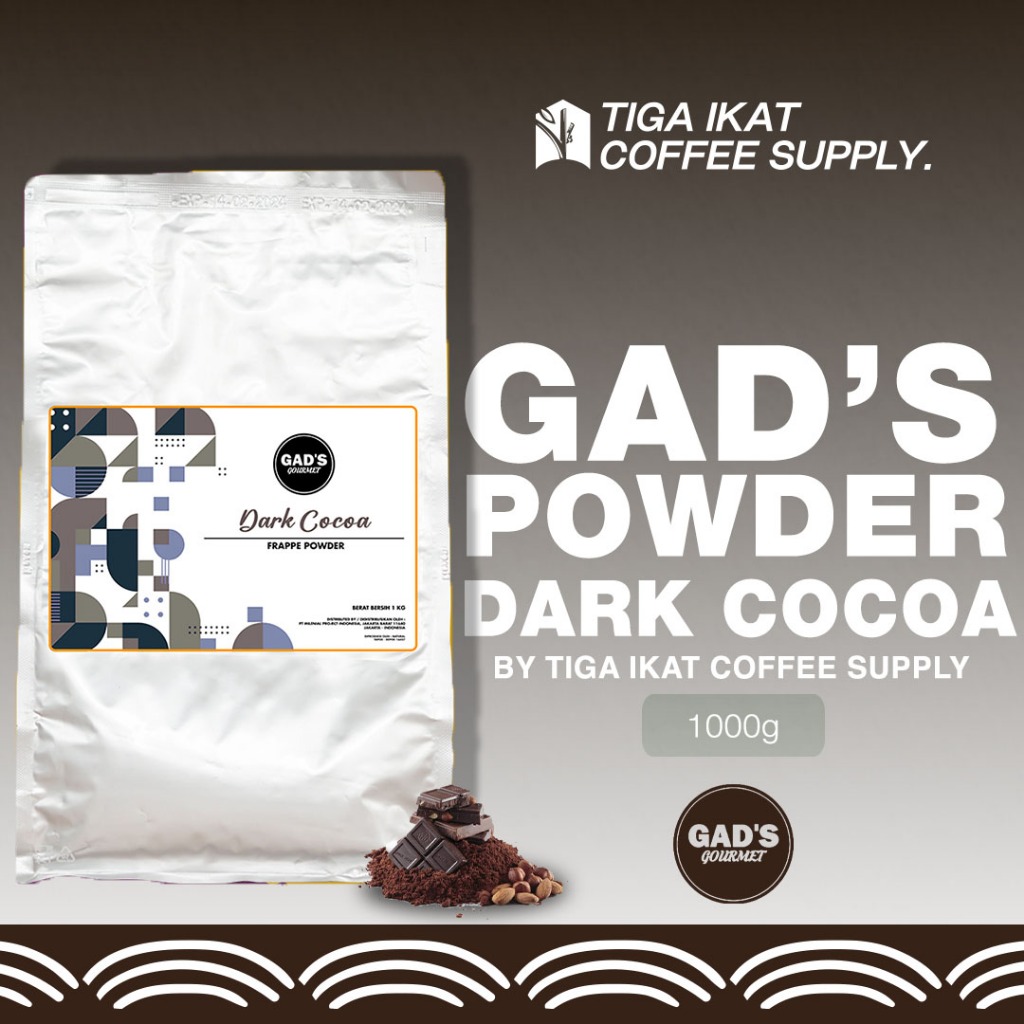 

Gads Powder Dark Chocolate - Powder Drink - Minuman Bubuk 1 Kg