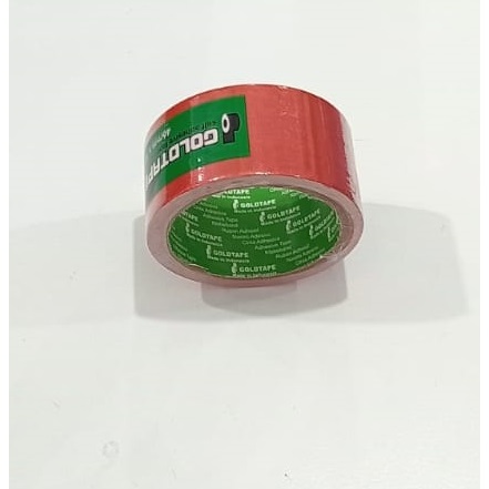 LAKBAN KAIN GOLDTAPE 2 INCH RED (MERAH)