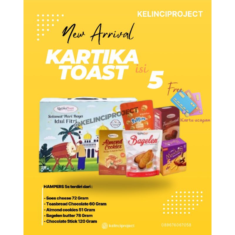 

PROMO HAMPERS 5s KARTIKA SARI KARTIKA TOAST KUE KERING PARCEL PAKET LEBARAN