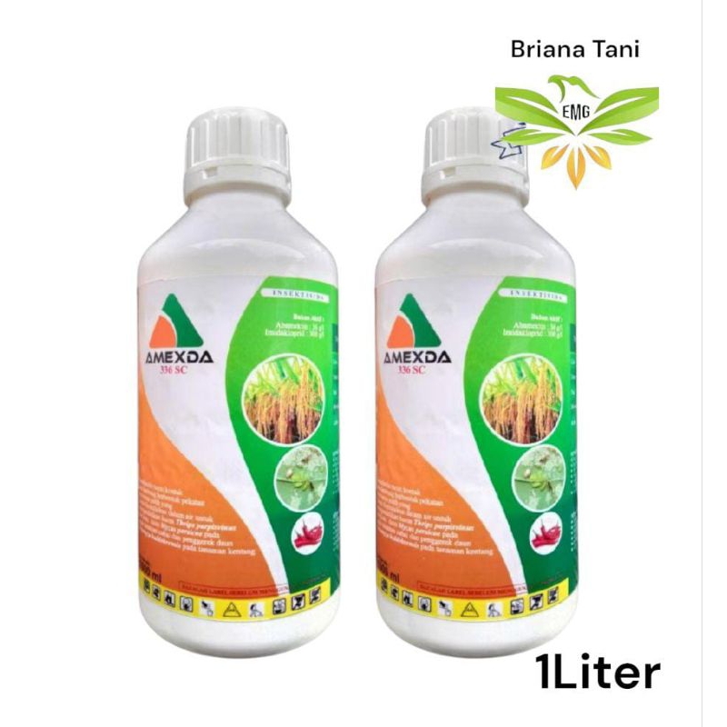 AMEXDA 336SC 1 Liter Insektisida Abamektin 36 g/l Imidakloprid 300 g/l  Pembasmi Hama Tanaman Go Far