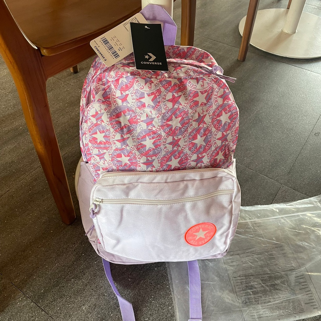 TAS RANSEL CONVERSE ALL STAR MOTIF ORIGINAL PINK BACKPACK / TAS RANSEL WANITA / TAS RANSEL CONVERSE 