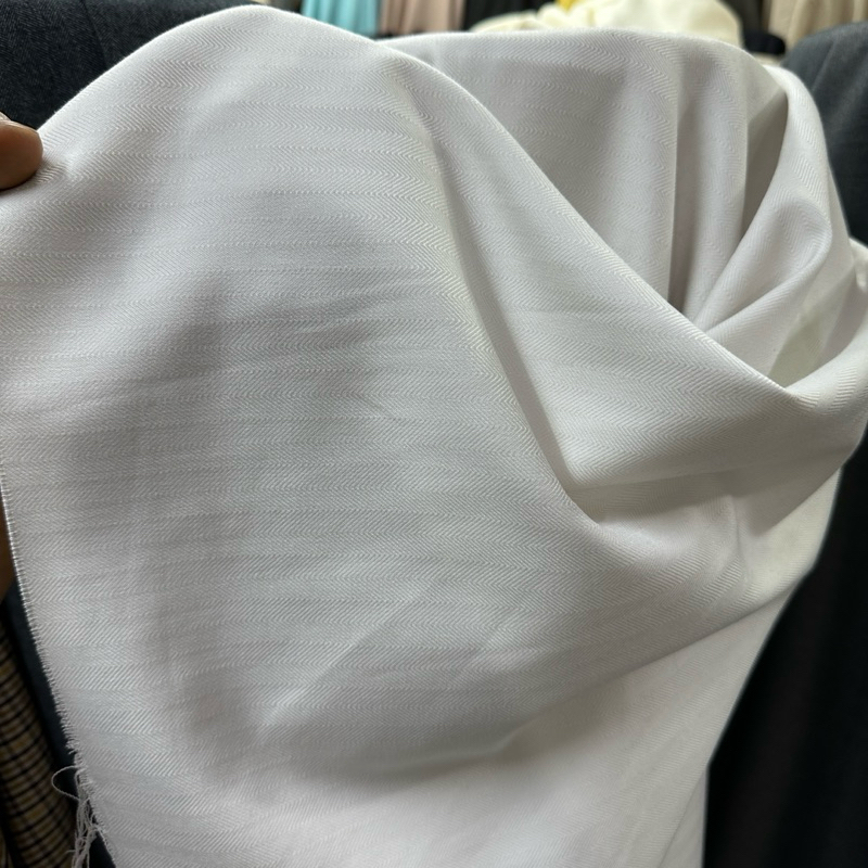 kain semiwool herringbone import ( harga meter  )