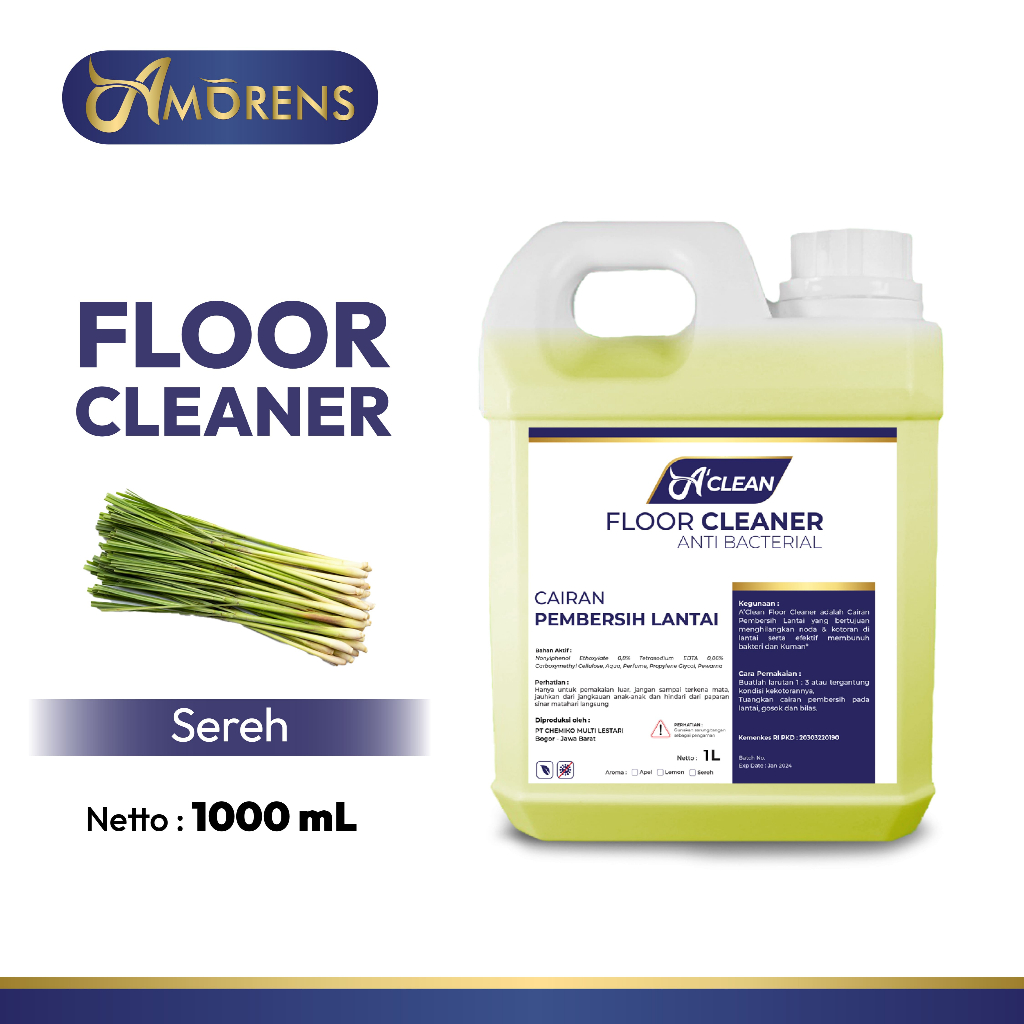 AMORENS Pembersih Floor Cleaner 1 Liter [1000ml]