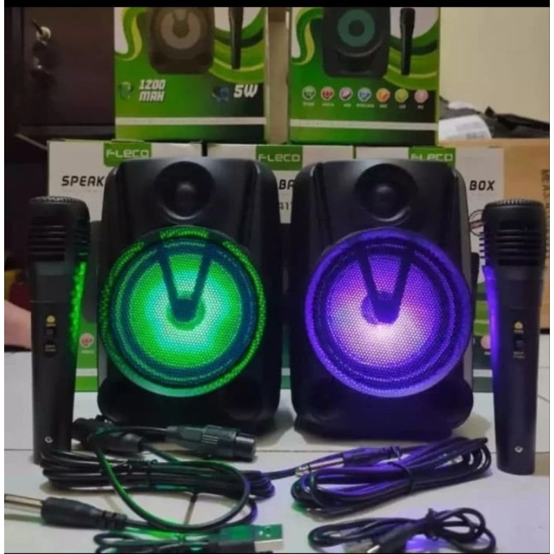 SPEAKER KARAOKE FLECO BLUETOOTH F-416
