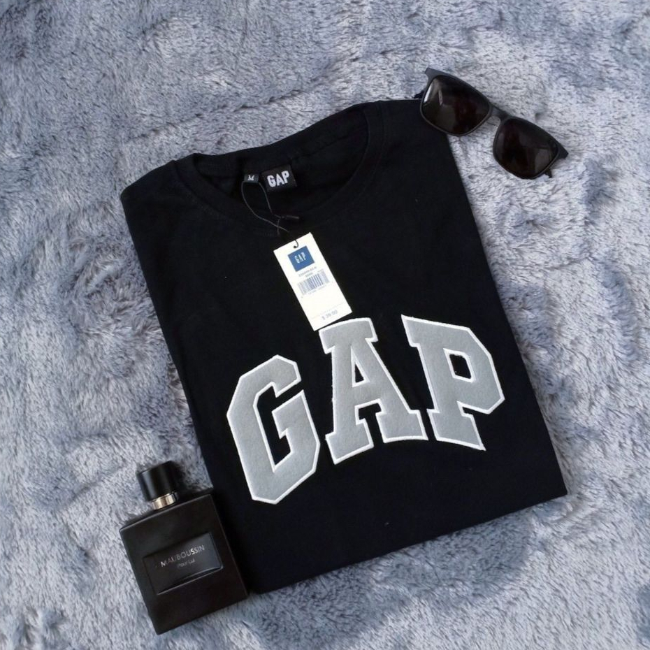 Kaos Distro Pria Lengan Pendek Bordir Hologram Merek Timbul Bahan Katun Premium 24s Unisex
