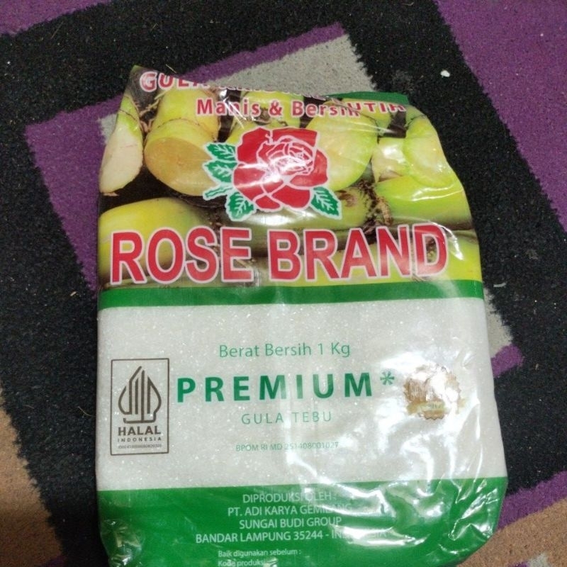 

gula rosebrand hijau 1kg
