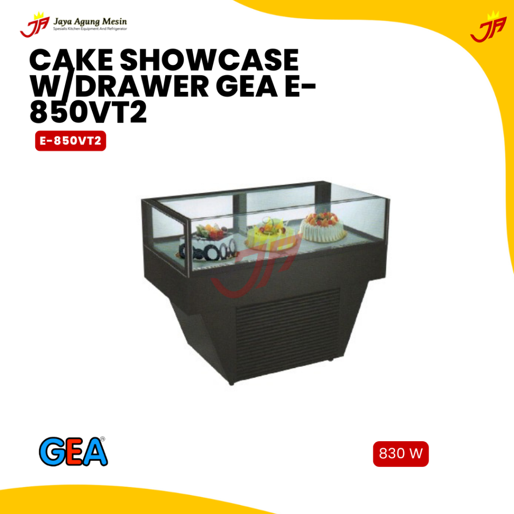 GEA CAKE SHOWCASE W/DRAWER GEA E-850VT2