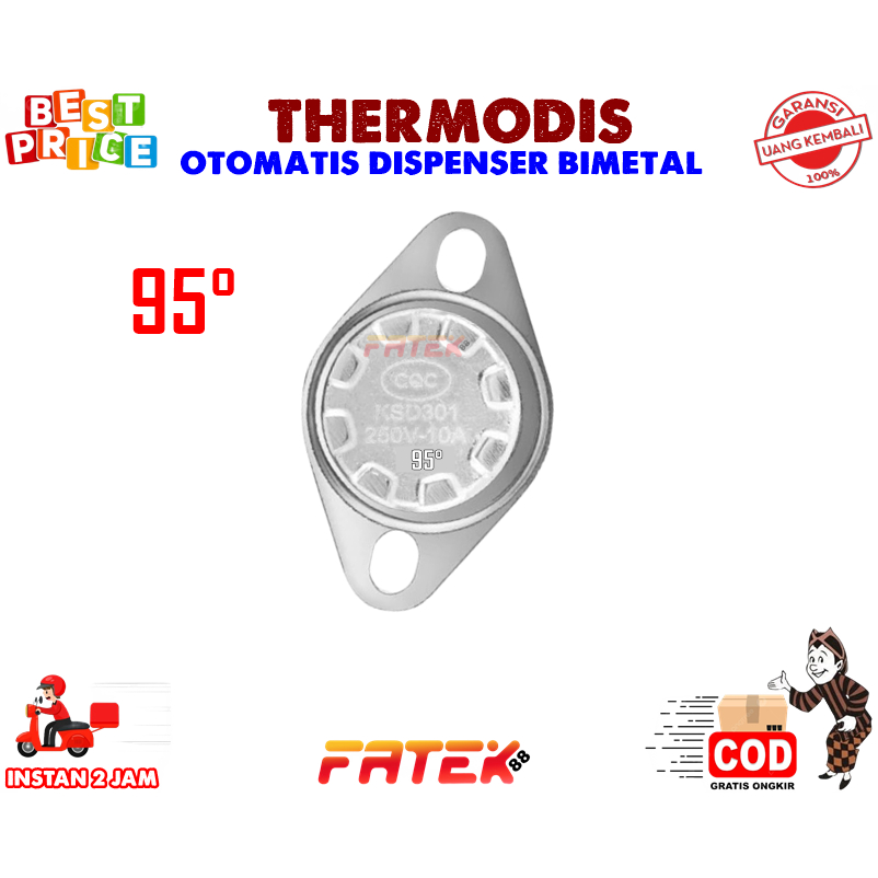 THERMODIS 95 DERAJAT / THERMOSTAT DISPENSER | OTOMATIS THERMO FUSE | BIMETAL THERMODIS DISPENSER