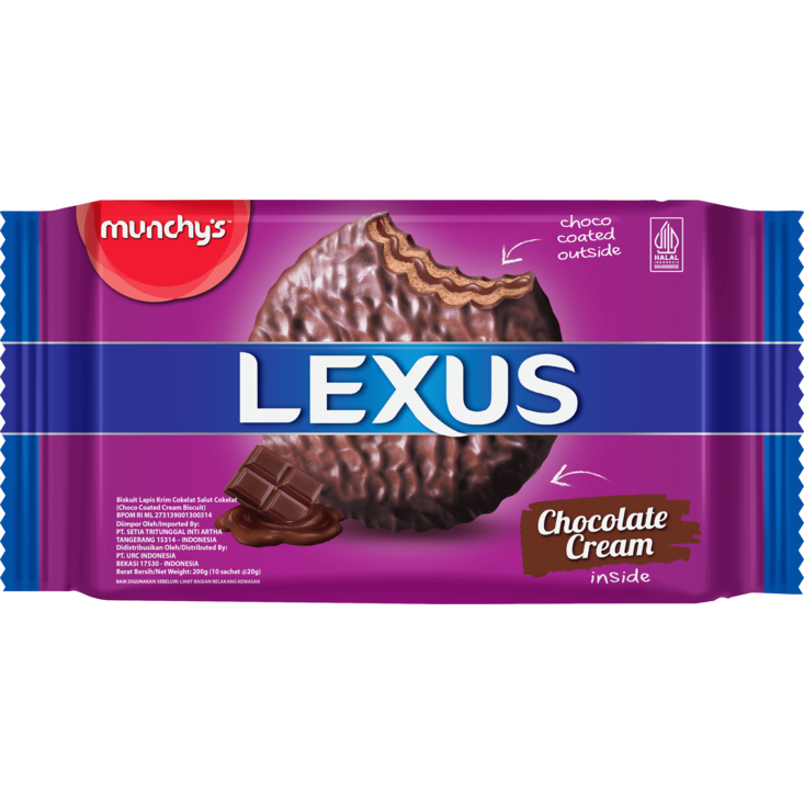 

Biskuit Munchys Lexus Munchy's lexus Peanuts cheese lemon chocolate vegetable Cream Sandwich