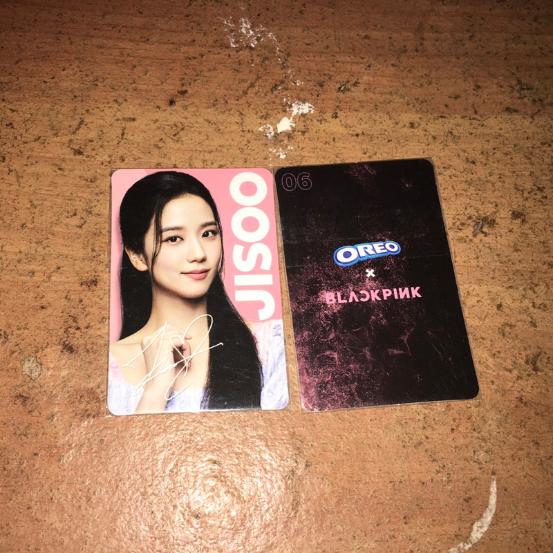 PHOTOCARD BLACKPINK x OREO JISOO Sooya
