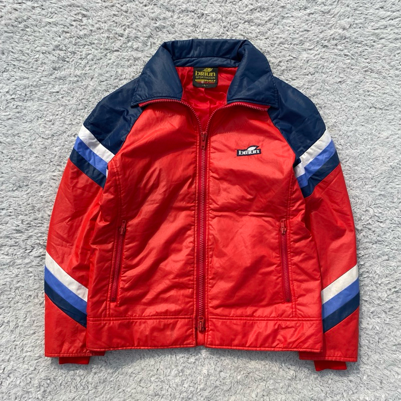 Vintage racing jacket braun - jaket formula one - f1 jacket - ferrari jacket - jaket ferari - racing