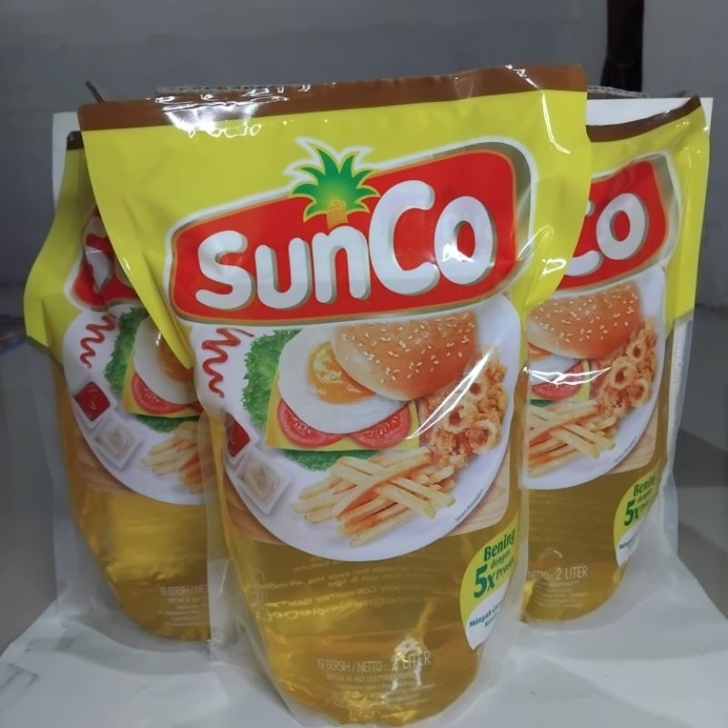 

Minyak goreng sunco kemasan 2 liter exp 2027