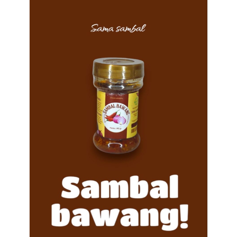 

SAMBAL BAWANG ALA "SAMA SAMBAL