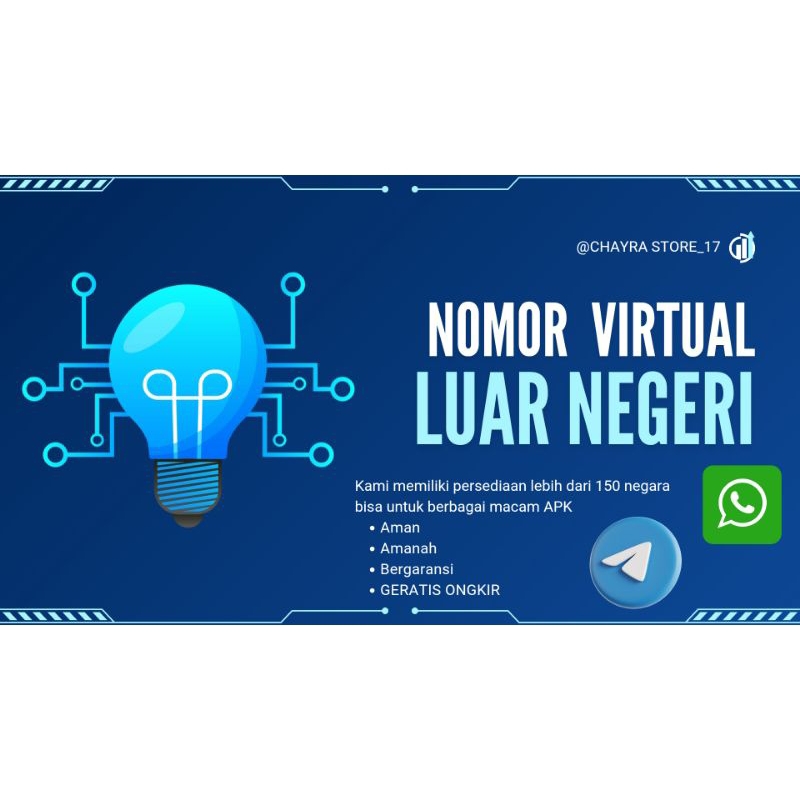 nomor VIRTUAL luar negeri Bergaransi