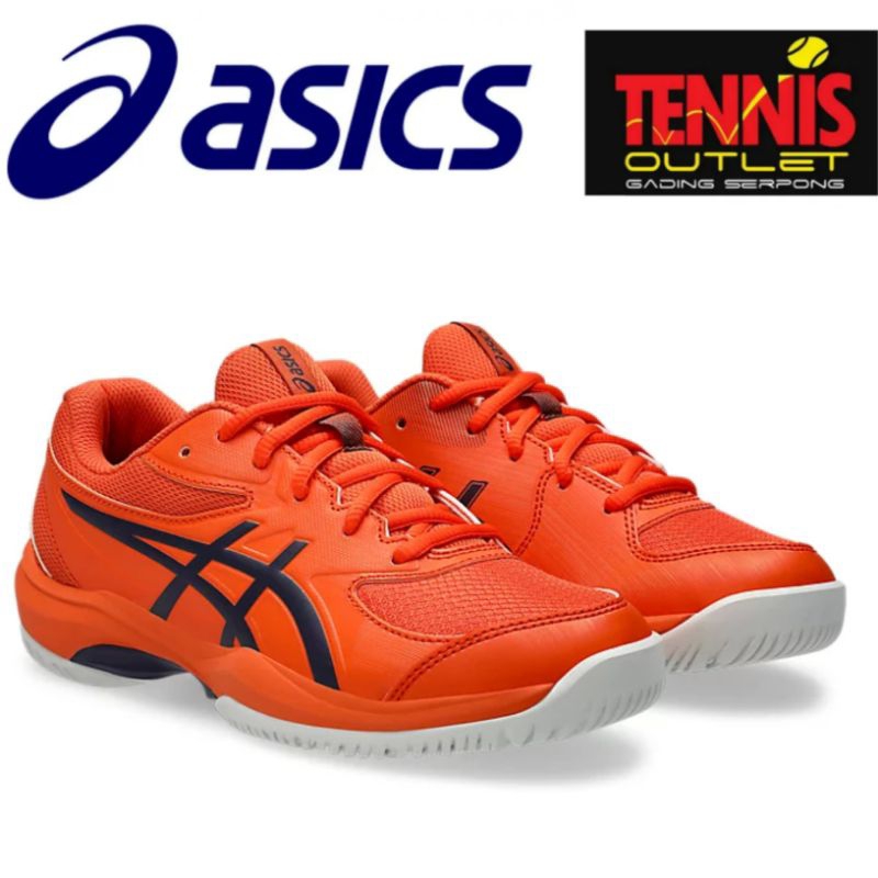 Sepatu Tennis Asics Gel-Game GS Kids (Nova Orange/Indigo Fog)-100%Original