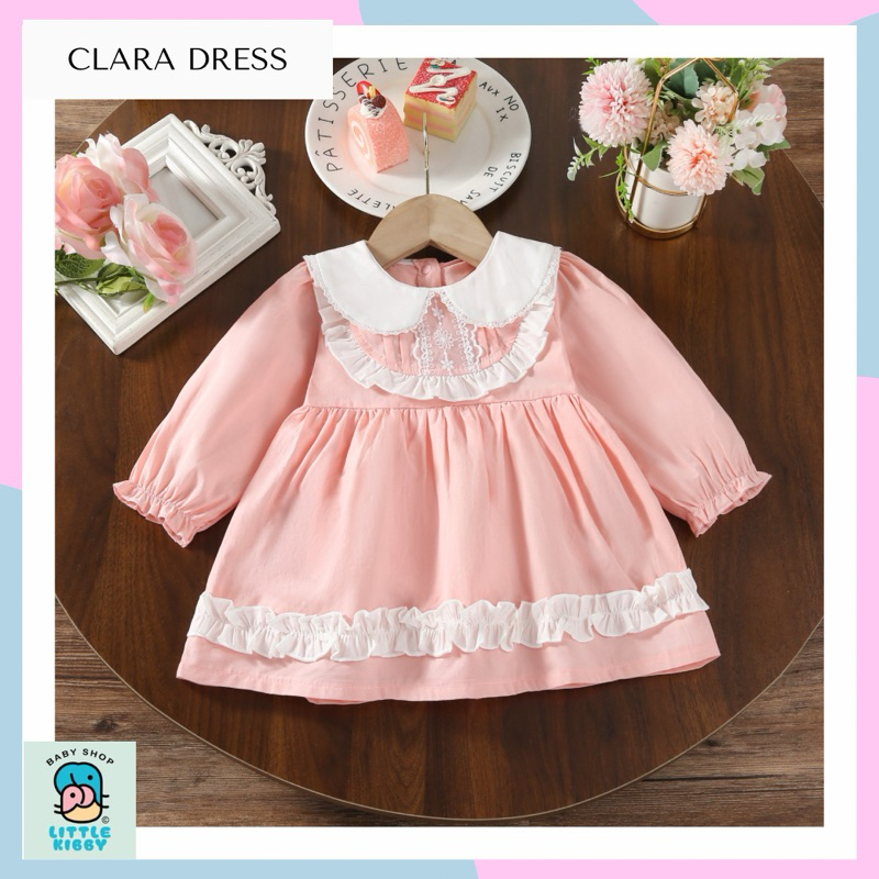 LITTLE KIBBY - CLARA DRESS | DRESS BAYI | BAJU BAYI | BAJU ANAK | GAUN PESTA ANAK | GAUN PESTA BAYI 