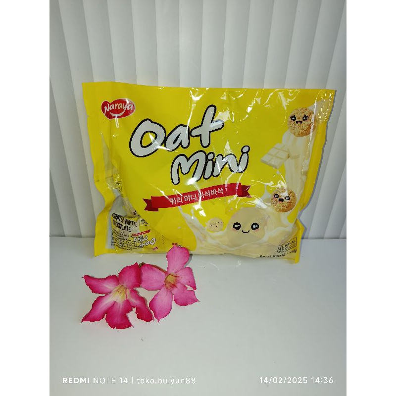 

NARAYA OAT MINI 180gr isi 20pcs Vanilla/ sereal coklat/ camilan snack