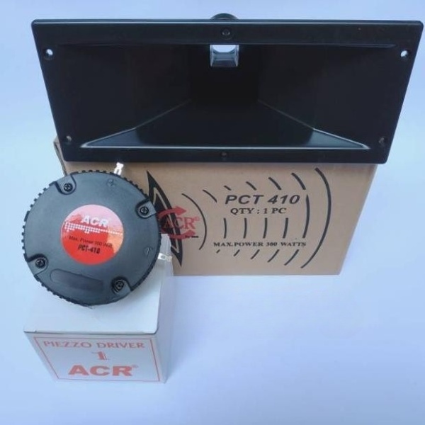Horn Tweeter ACR PCT410 Set Corong + Magnet / Tweeter ACR PCT 410 Horn Driver Piezzo ACR PCT-410