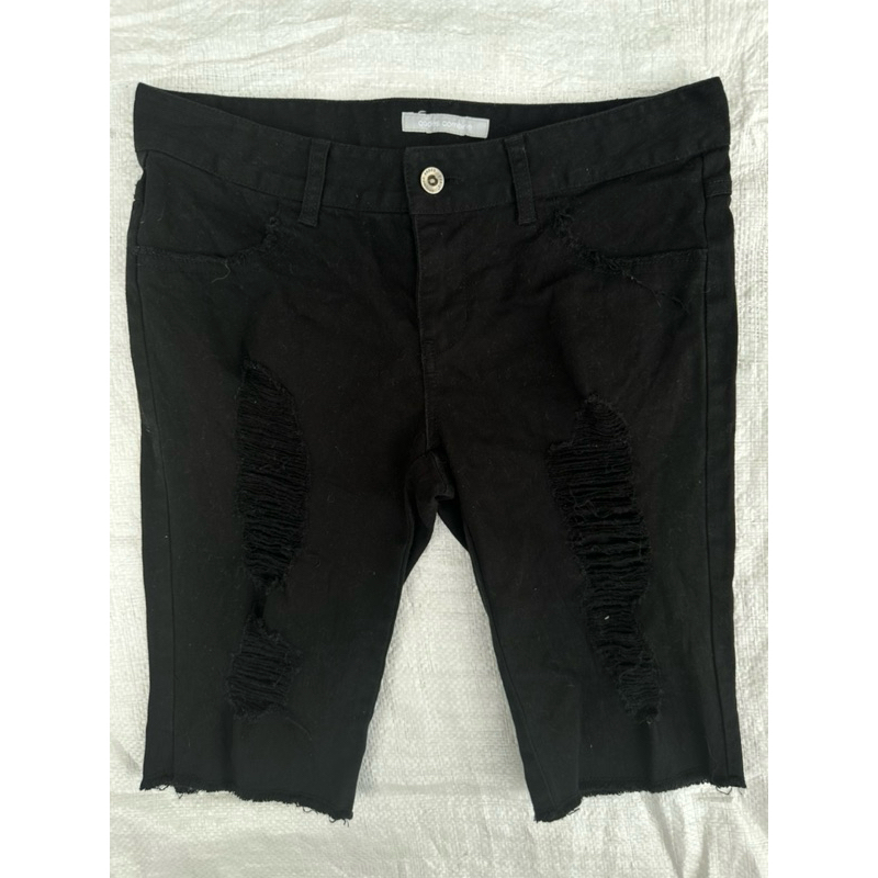 Codes Combine Jeans Short Black