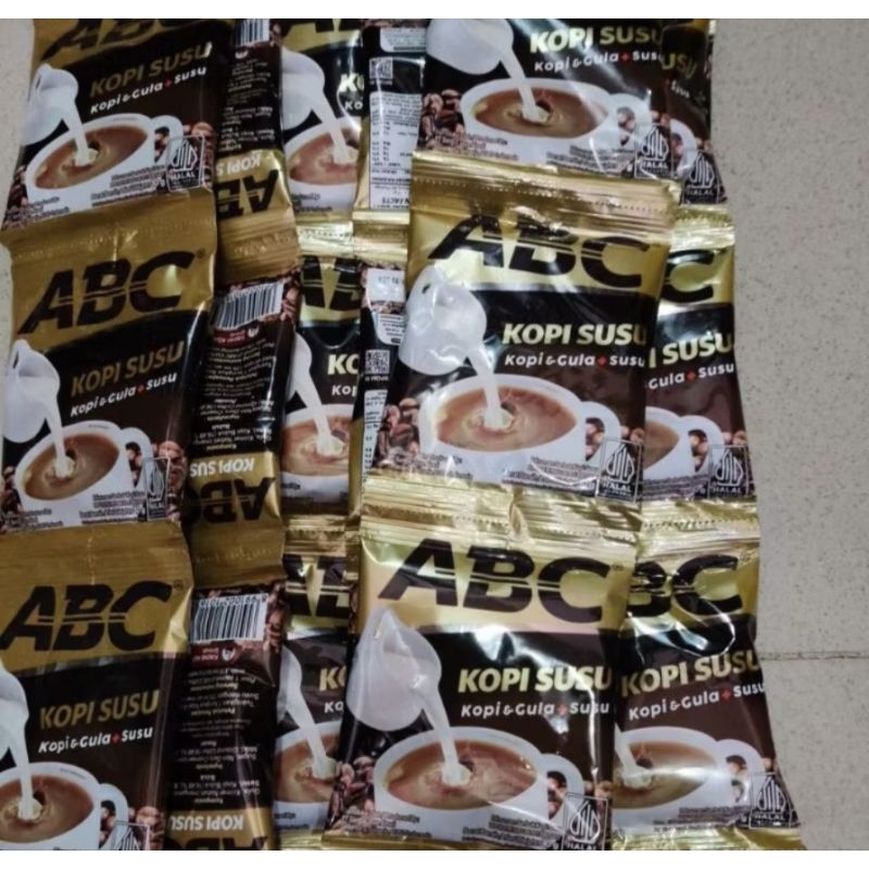 

kopi ABC susu 30g 1 renteng 10 psc