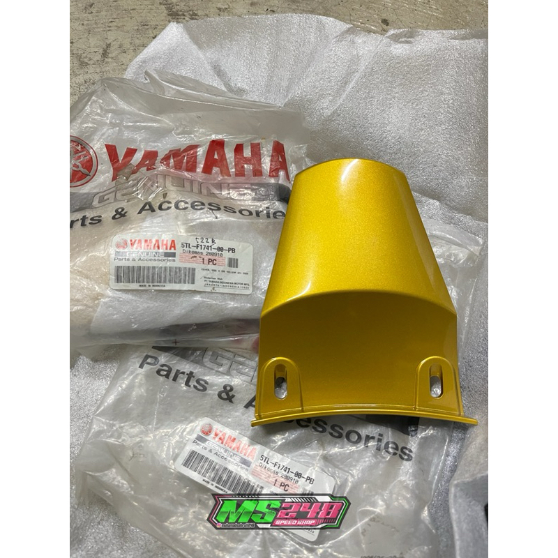 Sambungan Bodi Body Belakang Mio Smile Kuning Gold Emas Pedstop Original