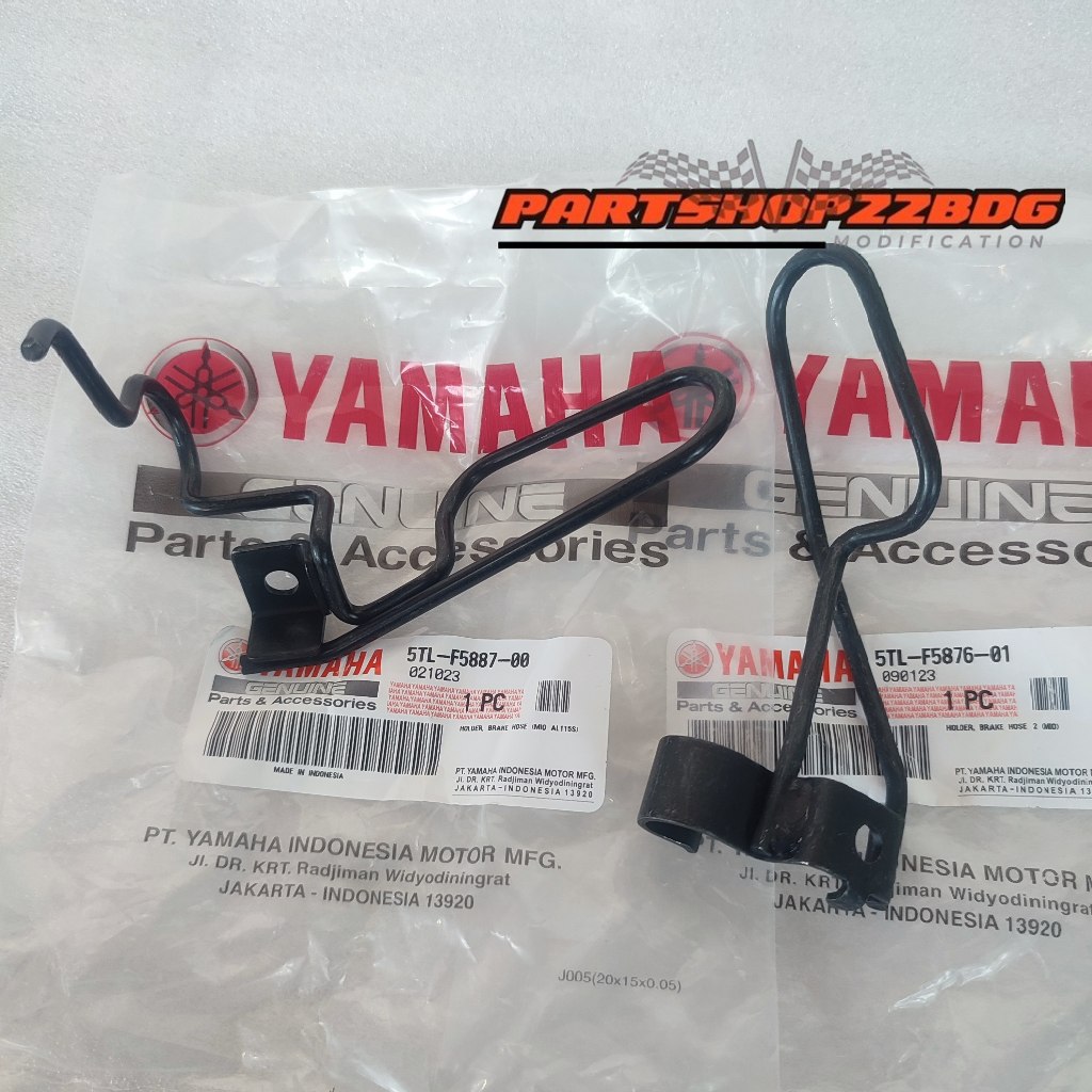 BREKET SELANG REM SET ATAS BAWAH MIO SPORTY ORIGINAL YAMAHA