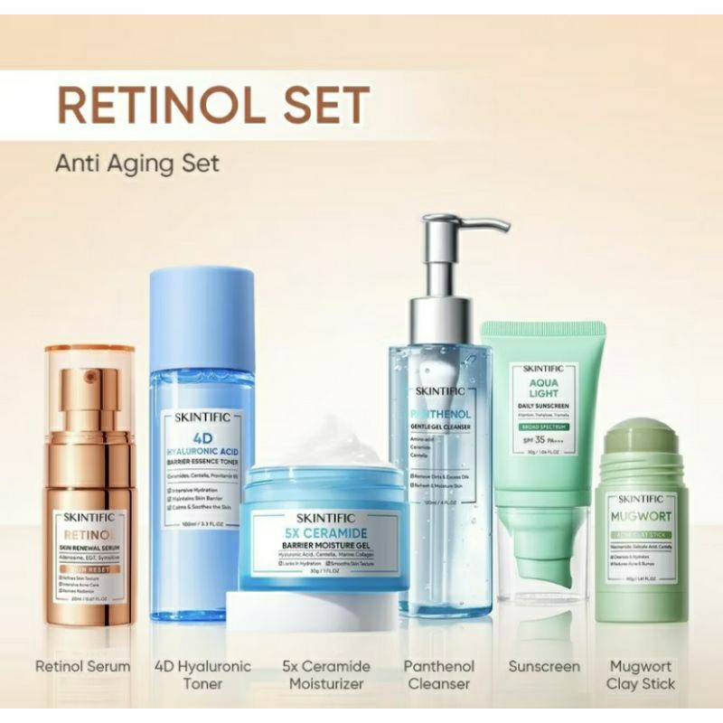 Skintific Paket Retinol Set