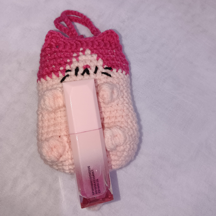 Rajut_Li - Pouch Earphone Bluetooth (Wireless) Portable/Case Earphone Rajut Handmade Karakter Kucing