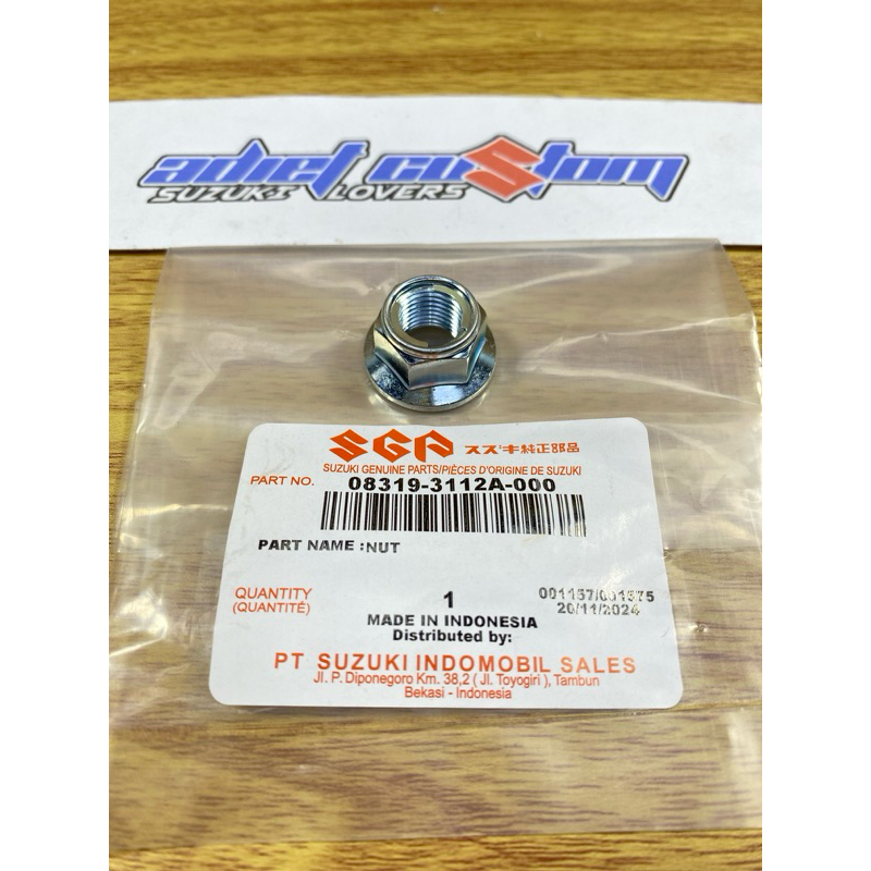 MUR BAUT AS RODA VELG DEPAN BELAKANG AS SWING ARM SUZUKI SATRIA FU 150 KARBU FUFI INJEKSI RAIDER ASL