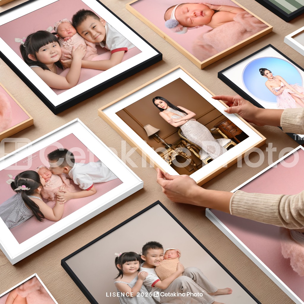 Cetak foto blok 10R Laminating 20x30 cm