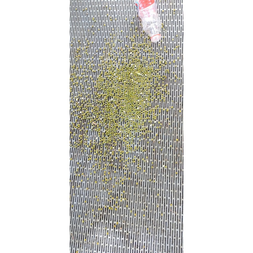 20x50 cm - Plat Lubang Kapsul 3x30 mm - Tebal 1 mm. Ram Gril/Plat Lubang Besi Perforasi