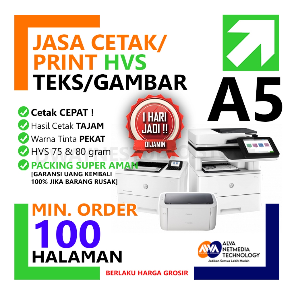 

PRINT CETAK DOKUMEN GAMBAR HVS A5