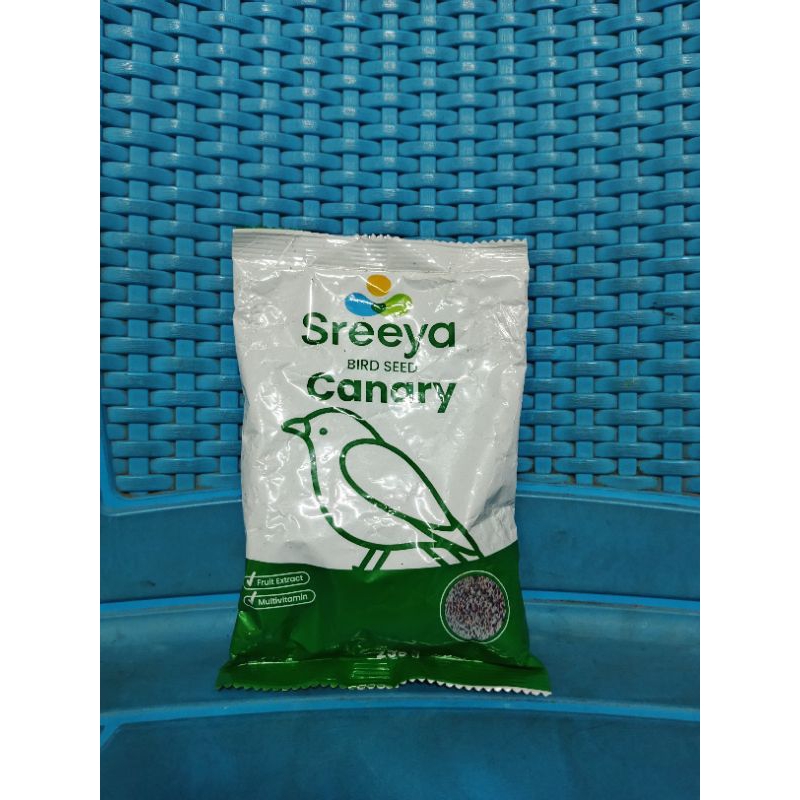 SREEYA bird seed canary  pakan burung canary dengan fruit extra dan multivitamin