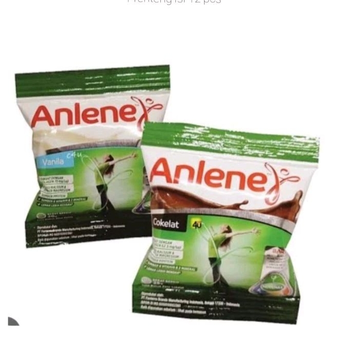 

[Harga Grosir] MINUMAN SASHET SACHET SEHAT SUSU ANLENE RENTENG RASA VANILA DAN COKLAT 40 GRAM 1 RENTENG ISI 10 PCS