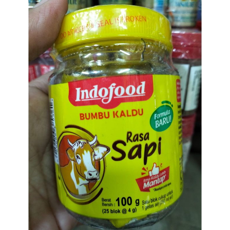 

bumbu kaldu indofood rasa ayam dan sapi