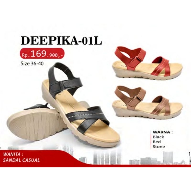 CARVIL DEEPIKA-01L | Sandal Sepatu Casual Wanita Original Keren Trendy
