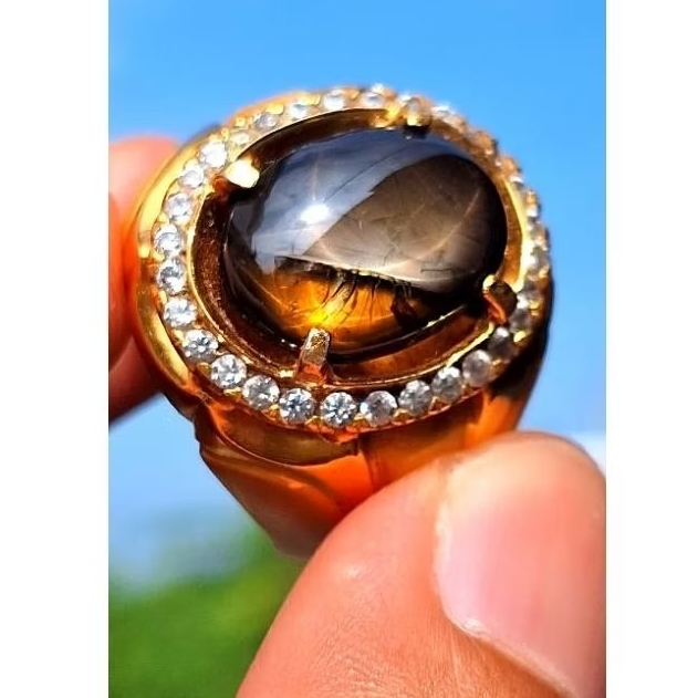 Bangsing suryacandra natural star sapphire