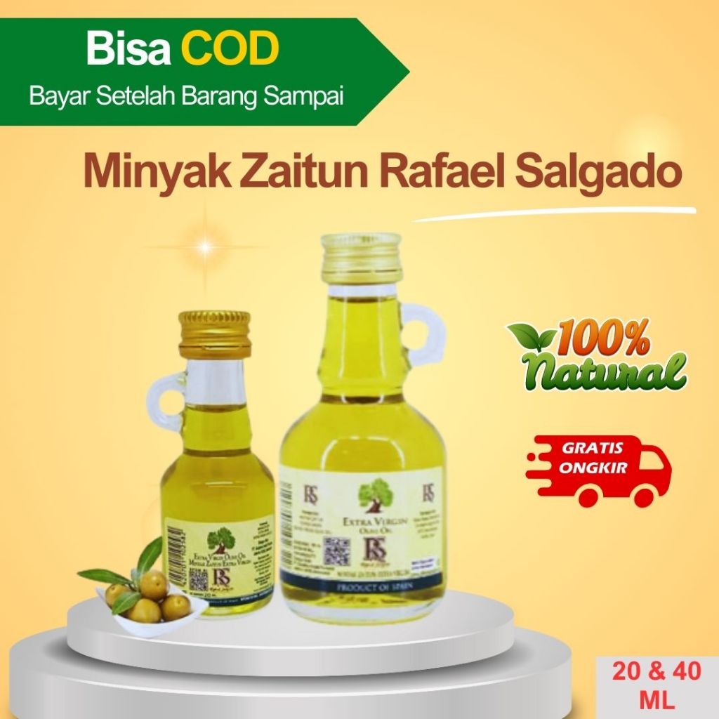 

Minyak Zaitun Extra Virgin Olive Oil Rafael Salgado (RS) - isi 20 ml 40 ml