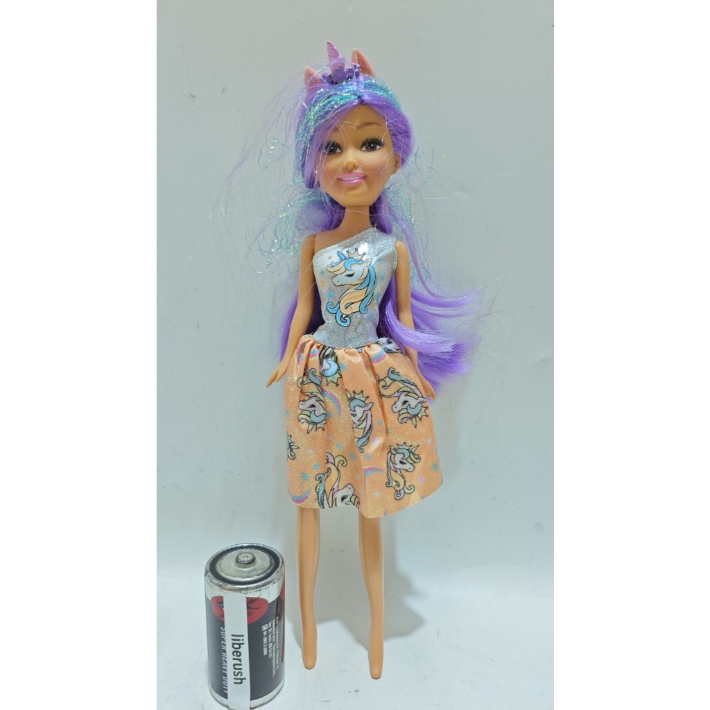 sparkle girlz unicorn princess cone doll barbie doll figure