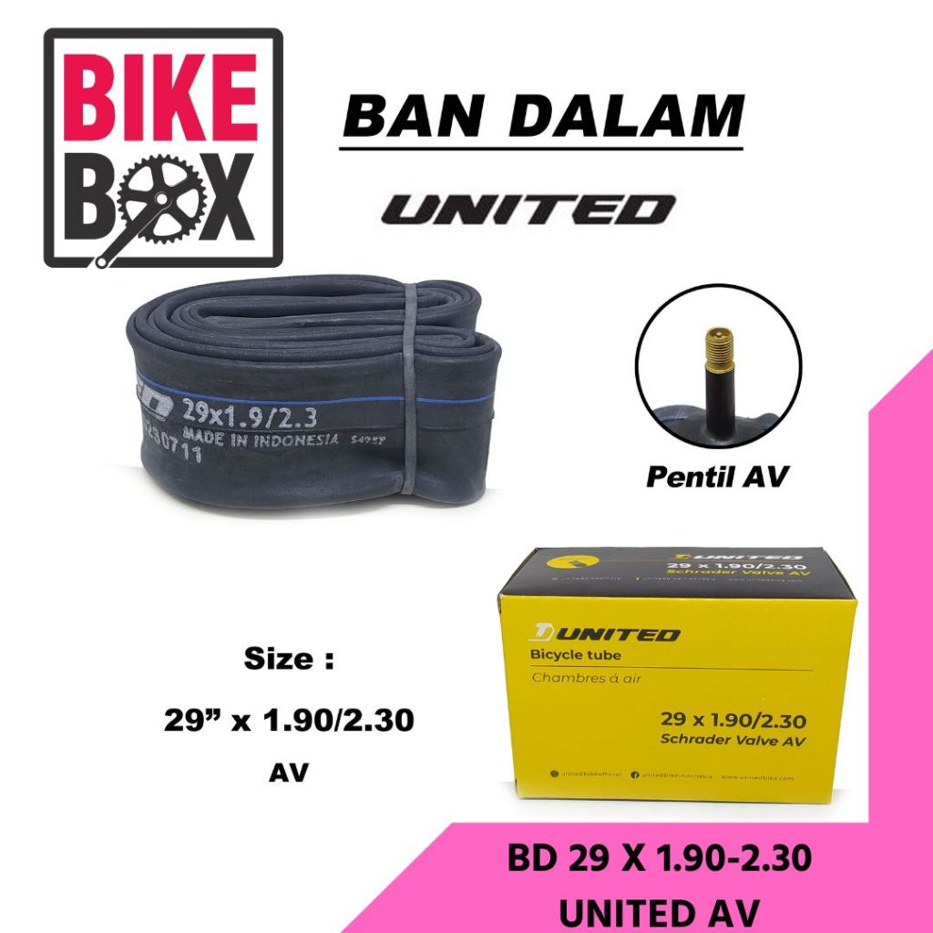 UNITED BAN DALAM SEPEDA 29 x 190/230 UNITED AV