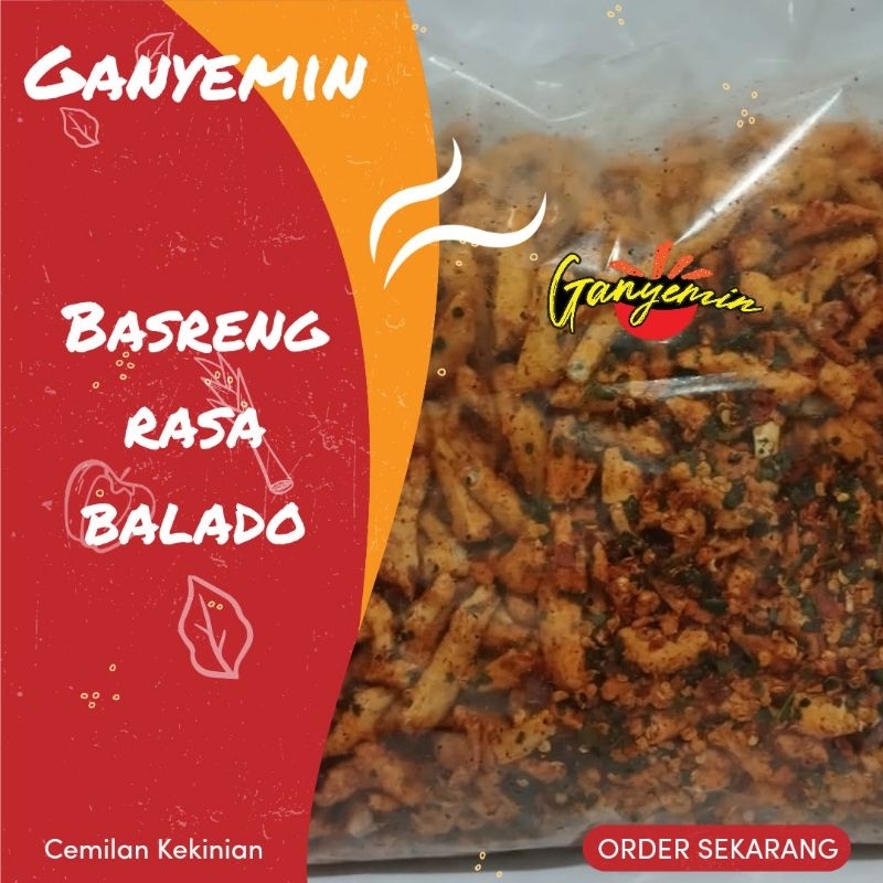 

Stik Basreng Rasa balado isi ( 250gr )