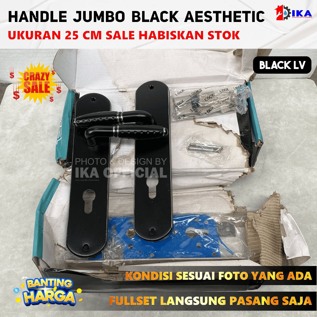 HABISIN STOK SALE CUCI GUDANG Promo handle pintu besar 25 cm / Gagang Pintu Gagang Pintu Size BESAR 