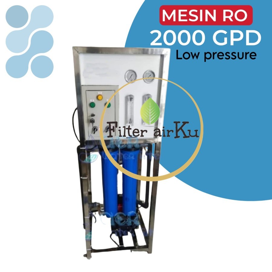 Mesin RO 2000 Gpd setara 6000 liter per hari