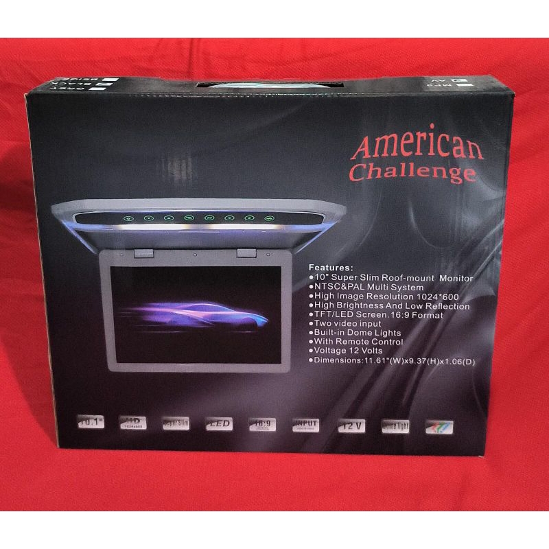 Tv Rup American Challenge 10 inch AMC TV Roop - TV Plaphone 10 inch