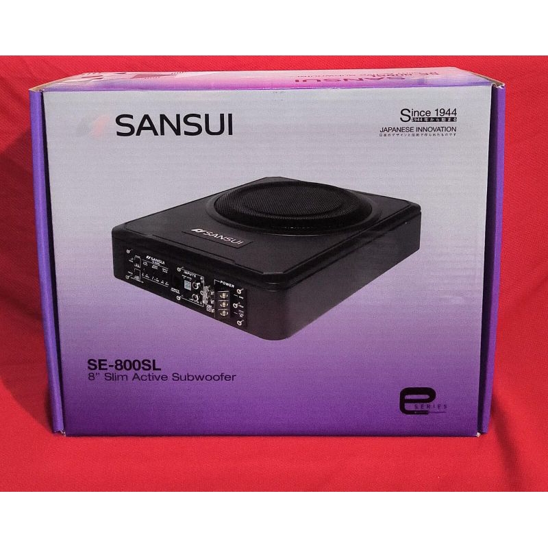 SANSUI SE-800SL 8 inch Subwoofer Kolong Aktif SANSUI - Slim Aktif SANSUI
