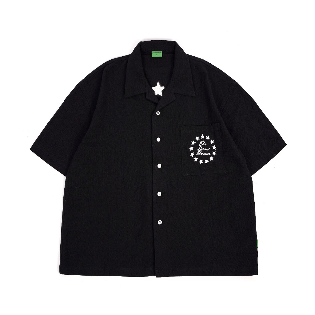 The Don's House THEO BLACK - Shirt The Don's House Kemeja Workshirt Boxy Unisex