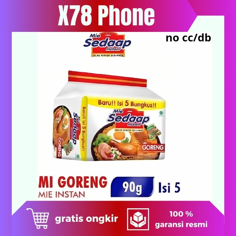 

Sedaap Mie Instant Goreng Kemasan Bag isi 5