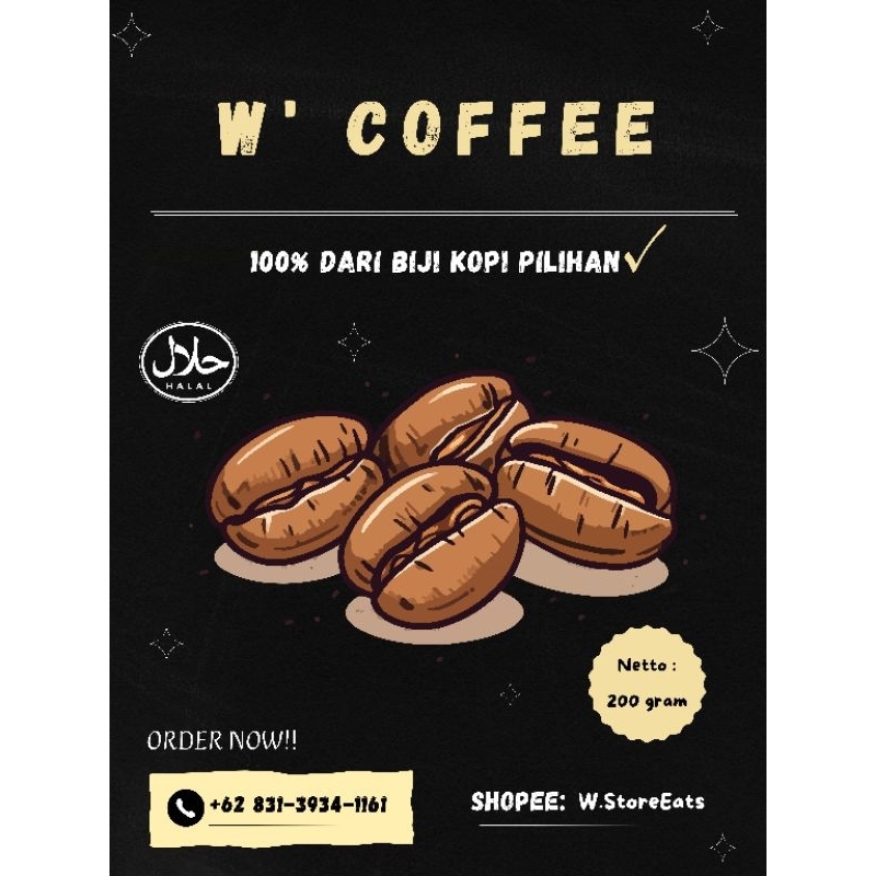 

W' Coffee (Kopi Hitam)